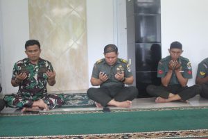 Pasi Pers kodim 0510/ Tigaraksa pimpin doa bersama