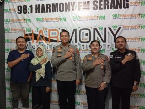 Biro SDM Polda Banten Gelar Talkshow di Radio Harmony, Sosialisasi Penerimaan Siswa SIPSS Tahun 2025