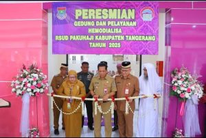 Pj Bupati Tangerang Resmikan Gedung Pelayanan Hemodialisa RSUD Pakuhaji Kabupaten Tangerang