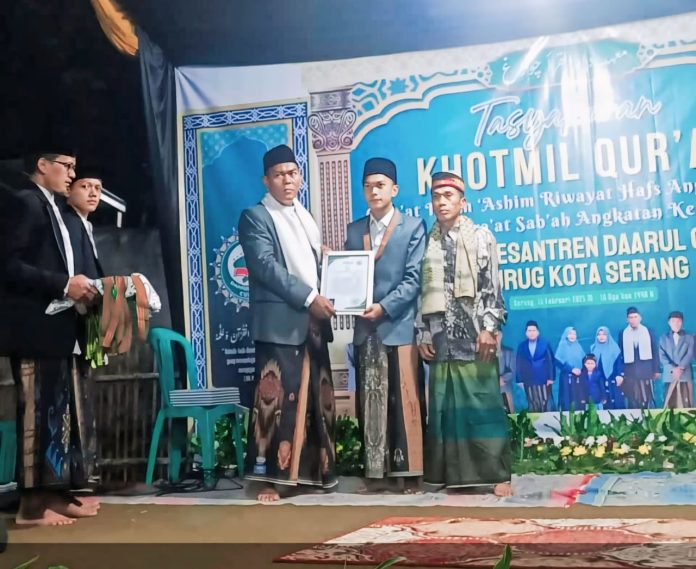 PONPES Da’arul Qurro, Gelar Khotmil Qur’an,  Muhammad Riski, Khatam Qur’an  30 Jus Tingkat Qira’at Sab’ah Diangkatan ke-4