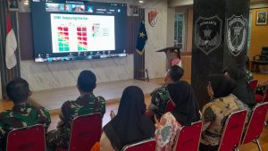 Penrem 052 Tangerang – Prajurit dan PNS Korem 052/Wkr Terima Sosialisasi Penyakit Jantung