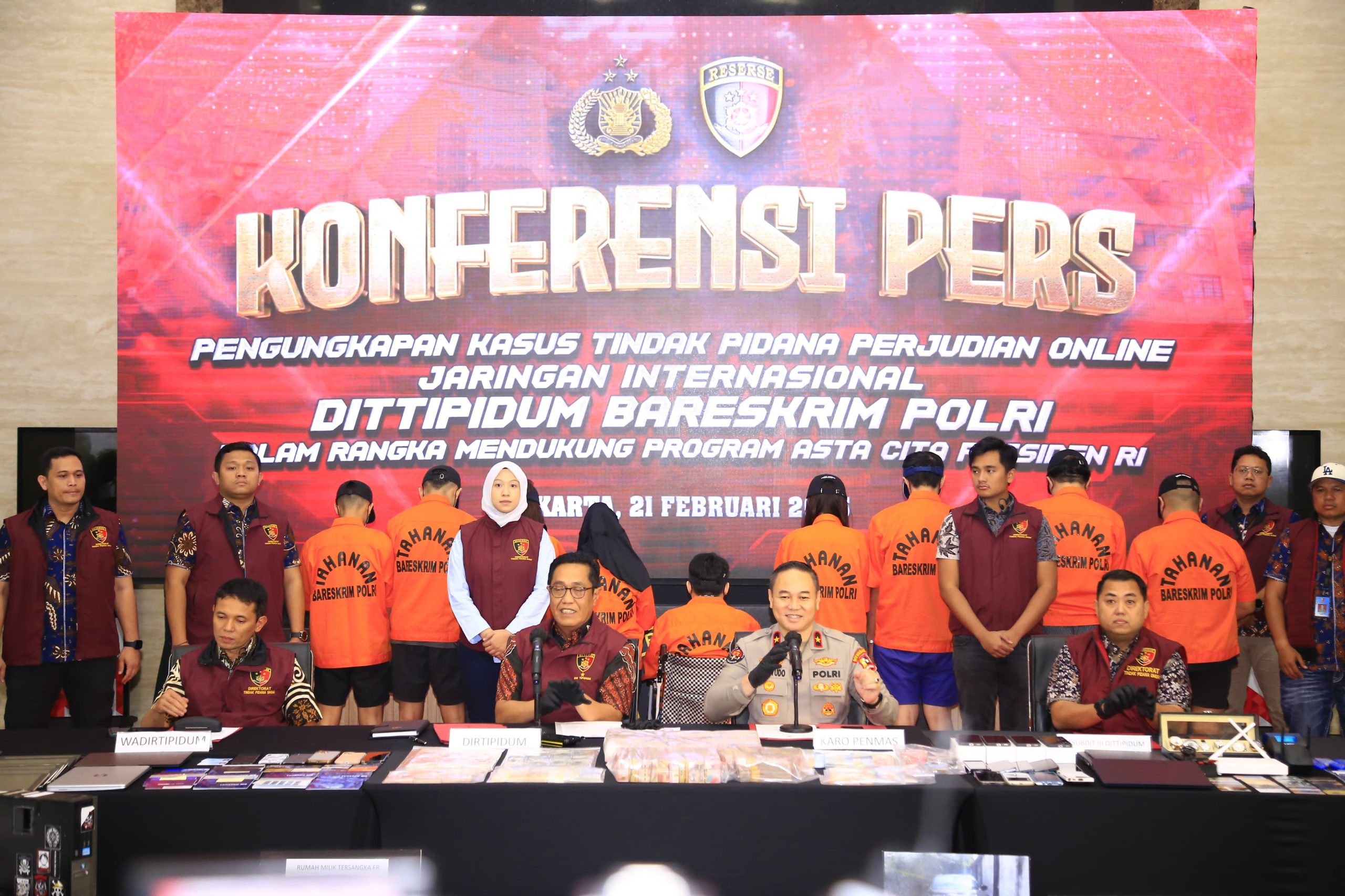 Bareskrim Ungkap Jaringan Judol Internasional