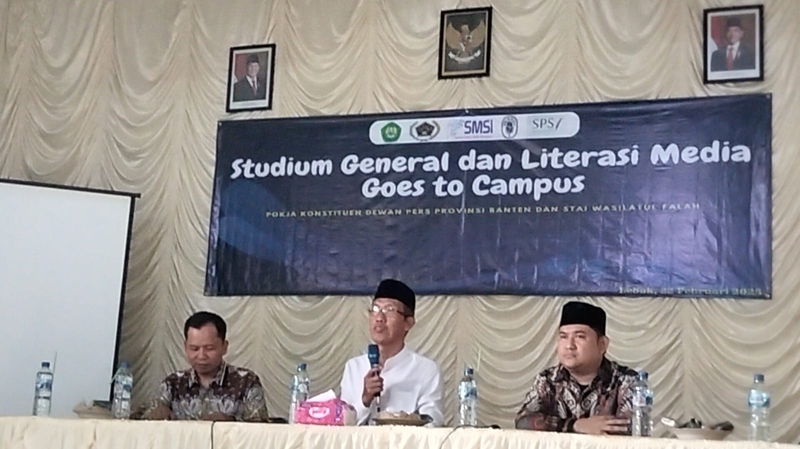 Konstituen Dewan Pers Banten Libatkan STAI Wasfal pada Acara Literasi Media