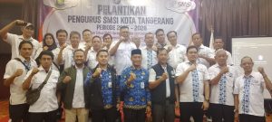 Pelantikan Pengurus SMSI KotaTangerang Dipimpin Azhari Zaki Alqodri Periode 2025-2028