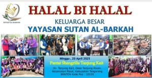 Pasca Hari Raya Idul Fitri 1446H, Keluarga Besar YAYASAN SUTAN AL- BARKAH Gelar Halal Bihalal di Pantai Shangrilla Tanjung Kait Pasca Hari Raya Idul Fitri 1446H, Keluarga Besar YAYASAN SUTAN AL- BARKAH Gelar Halal Bihalal di Pantai Shangrilla Tanjung Kait