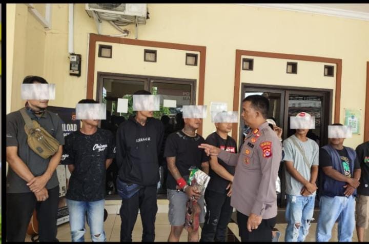 Ditreskrimum Polda Banten dan Polresta Serang Kota berhasil Melakukan Penindakan Terhadap Aksi Premanisme Diwilayah Hukum Polda Banten