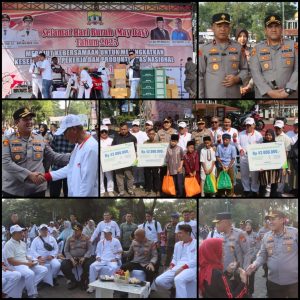 Kapolresta Serang Kota Dampingi Wakapolda Banten Brigjen Pol Hengki SIK , MH dalam Kegiatan May Day di Alun-Alun Barat Kota Serang Kapolresta Serang Kota Dampingi Wakapolda Banten Brigjen Pol Hengki SIK , MH dalam Kegiatan May Day di Alun-Alun Barat Kota Serang