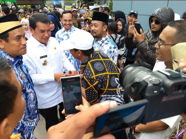Bupati Tangerang, Hadiri HUT ke- 18 Kecamatan Mekar Baru