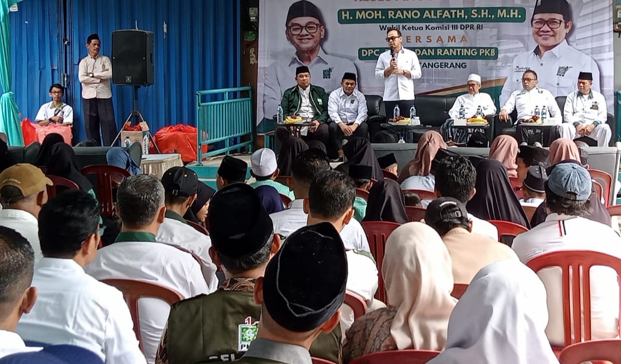 Anggota MPR RI Moh  Rano Alfath Sosialisasi Empat Pilar Kebangsaan Dengan pengurus DPC & DPAC PKB Kota Tangerang