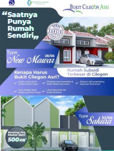 Perumahan Subsidi dan Berkualitas Bukit Cilegon Asri Nyaman, Strategis dan Harga Sangat Terjangkau