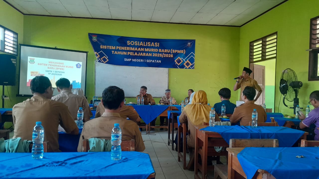 SMP Negeri 1 Sepatan Gelar Sosialisasi Sistem Penerimaan Murid Baru Tahun Ajaran 2025 / 2026
