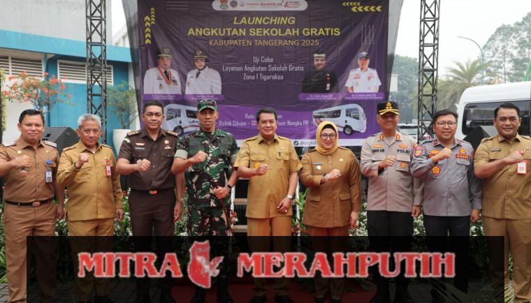 Pemkab Tangerang Luncurkan Program Ujicoba Angkutan Sekolah Gratis Bagi Pelajar