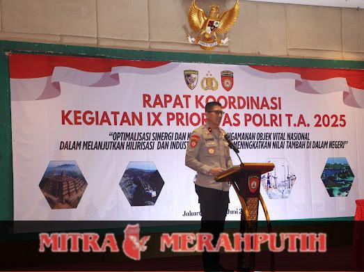 Dirpamobvit Korsabhara Baharkam Polri Gelar Rapat Kordinasi Program IX Prioritas Polri TA. 2025, Bersama Satuan Wilayah