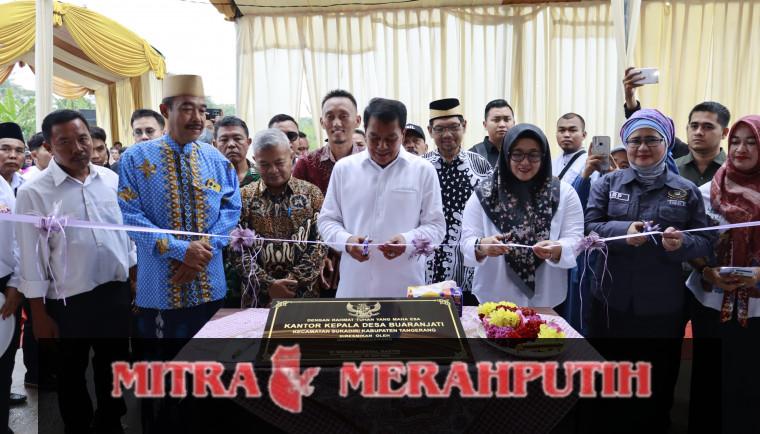 Bupati Tangerang   Resmikan Kantor Desa Buaran Jati: Tingkatkan Pelayanan dan Sistem Pemerintahan