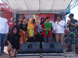 Polsek Rajeg Rayakan HUT Bhayangkara ke-79 dengan Mengajak Mancing dan Panjat Pinang