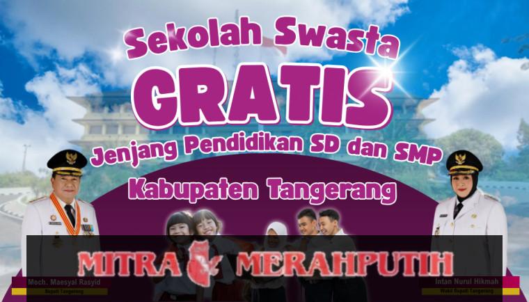 PemKab Tangerang Umumkan Sekolah Swasta Penyelenggara Pendidikan Gratis