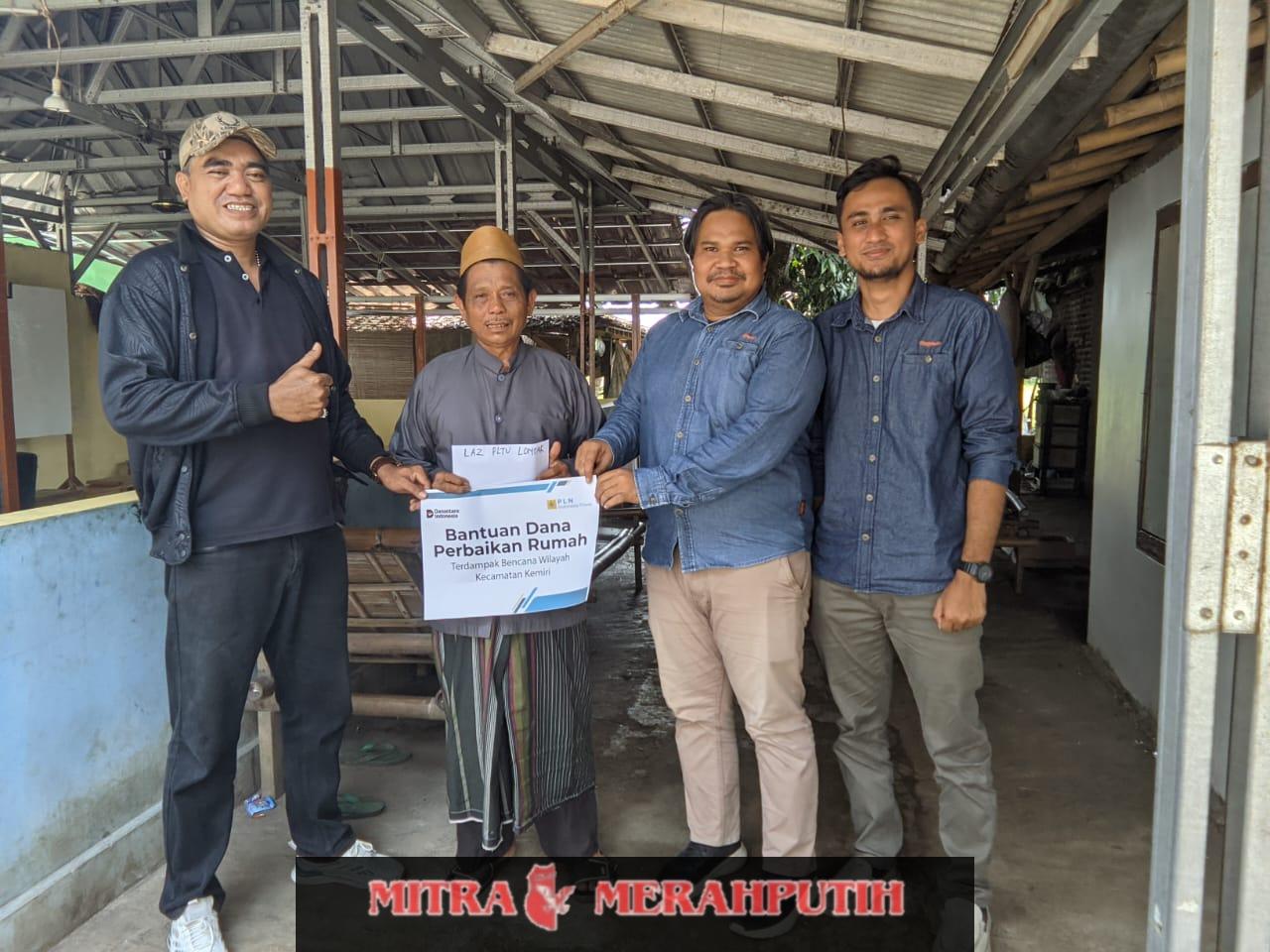 PLTU 3 Lontar Salurkan Bantuan Rumah untuk Kobong Darul Kuro di Kemiri