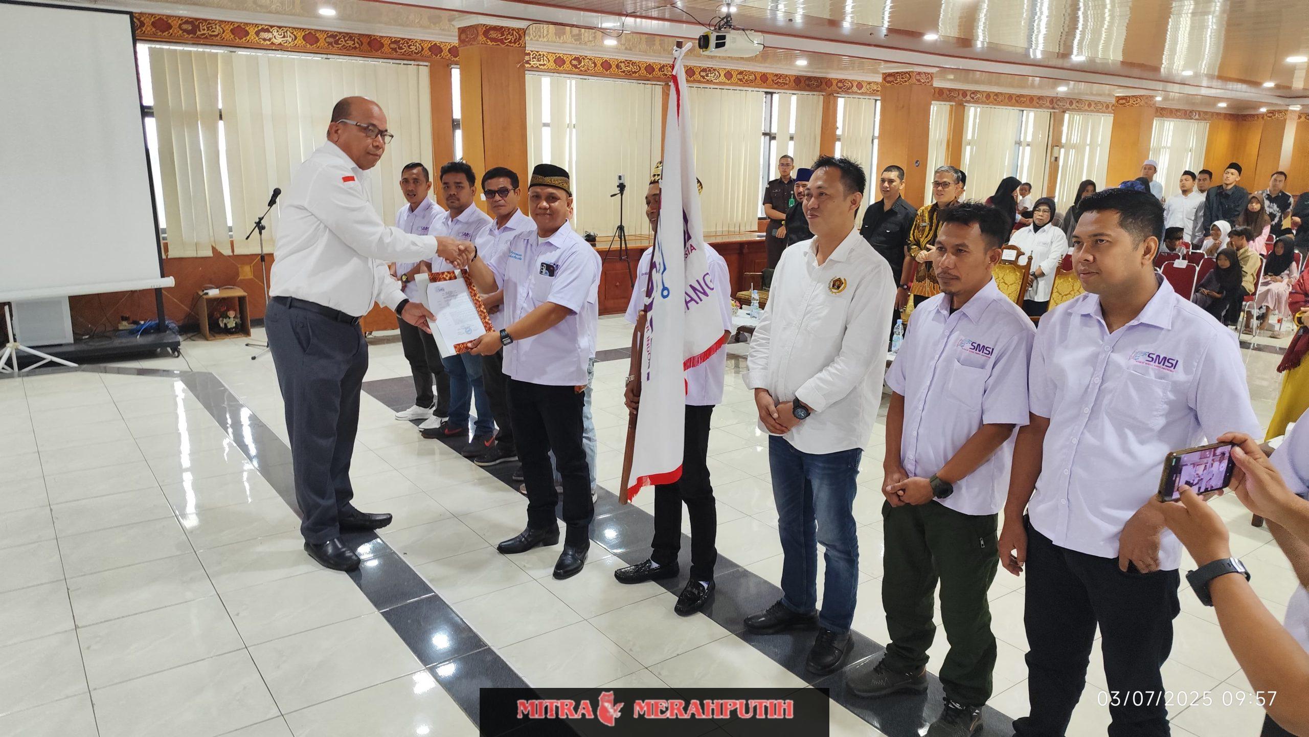 Pengurus Serikat Media Siber Indonesia SMSI Kabupaten Serang Resmi di Kukuhkan