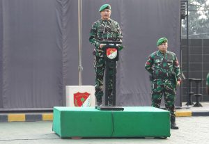 KASAD Beri Apresiasi dan Peringatan Keras Judi Online pada Upacara 17-an Korem 052/Wkr