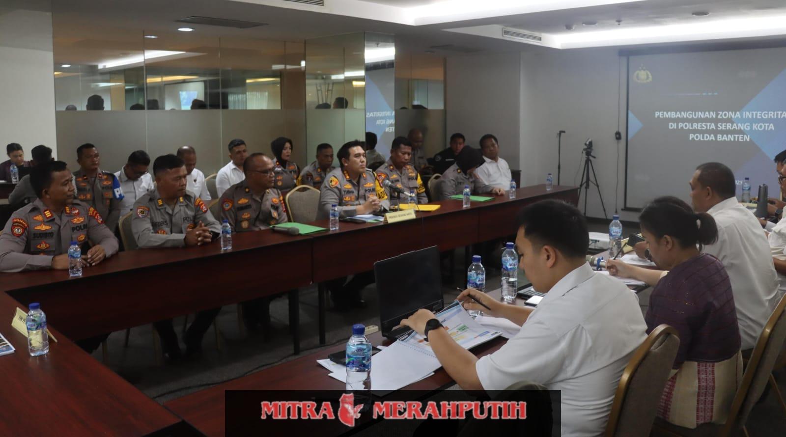 Polresta Serang Kota Menuju Predikat Wilayah Bebas dari Korupsi  (WBK)
