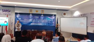 Kadis Kominfo Kota Tangerang Meresmikan Media Center SMSI Kota Tangerang