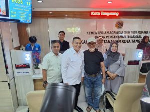 Model Inovasi Pelayanan Publik Berbasis Teknologi di Sektor Pertanahan: Apresiasi Wamen ATR/BPN terhadap Kantah Kota Tangerang