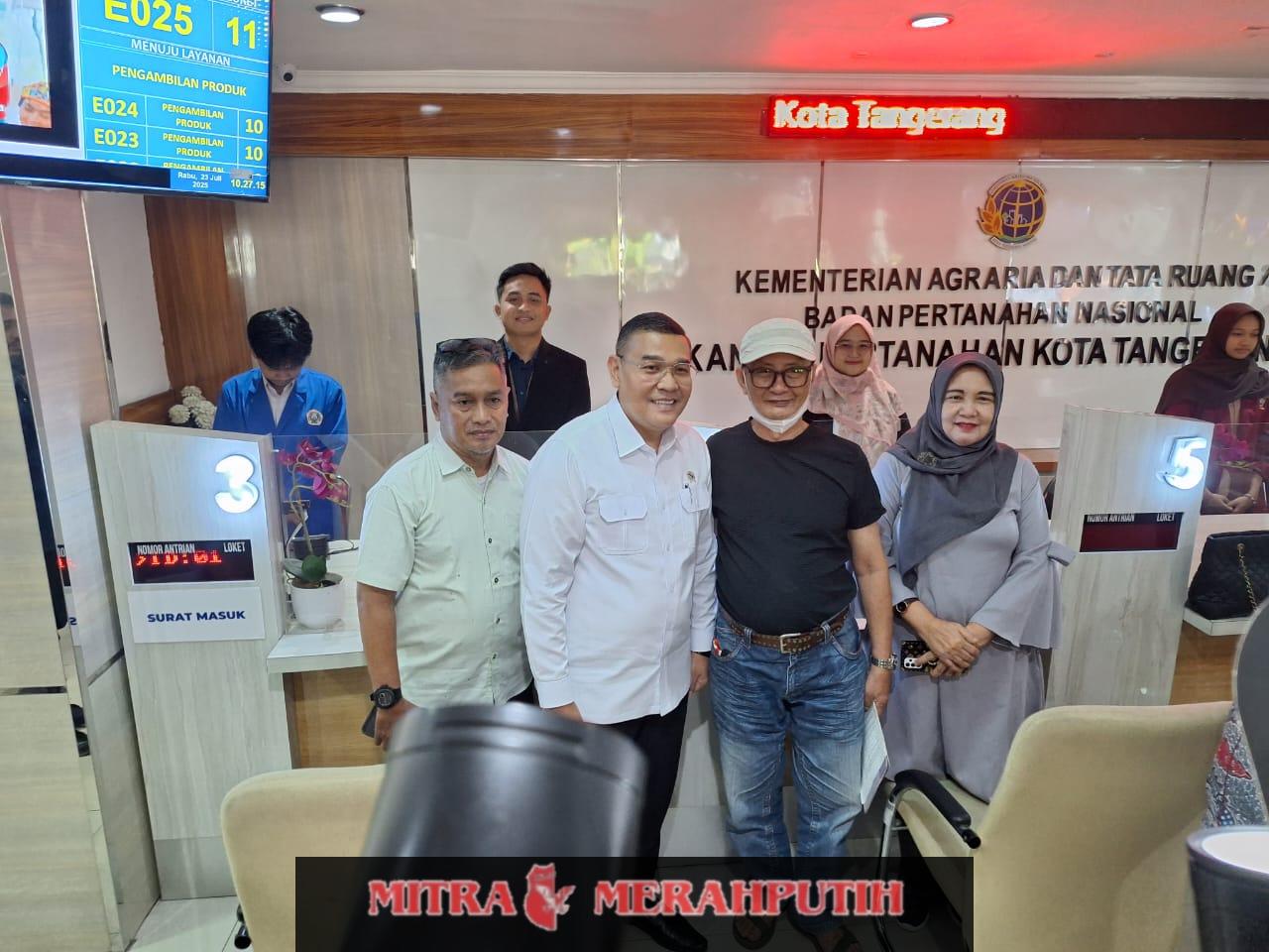 Model Inovasi Pelayanan Publik Berbasis Teknologi di Sektor Pertanahan: Apresiasi Wamen ATR/BPN terhadap Kantah Kota Tangerang