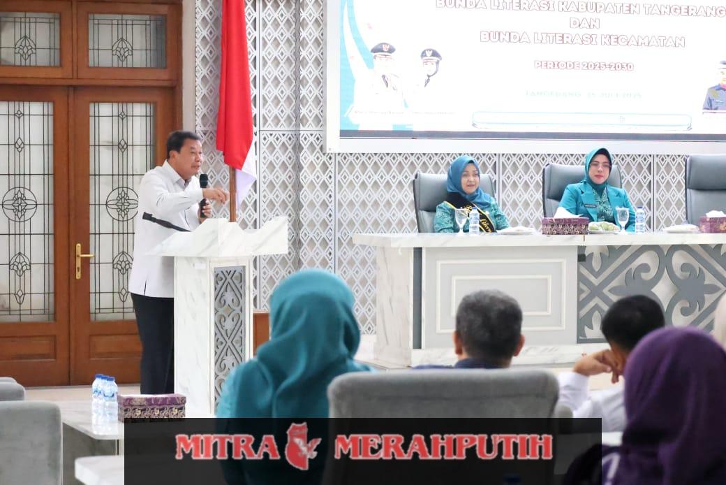 Tingkatkan Kecintaan Baca Buku, Bupati Kukuhkan Bunda Literasi Kabupaten Tangerang