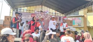 Pemdes Kayu Bongkok Meriahkan HUT RI ke 80 Dengan Lomba Jalan Sehat