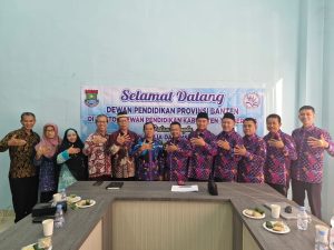 Dewan Pendidikan Kabupaten Tangerang Sambut Kunjungan Dewan Pendidikan Provinsi Banten, Perkuat Sinergi dan Gagas Program Strategis Dewan Pendidikan Kabupaten Tangerang Sambut Kunjungan Dewan Pendidikan Provinsi Banten, Perkuat Sinergi dan Gagas Program Strategis