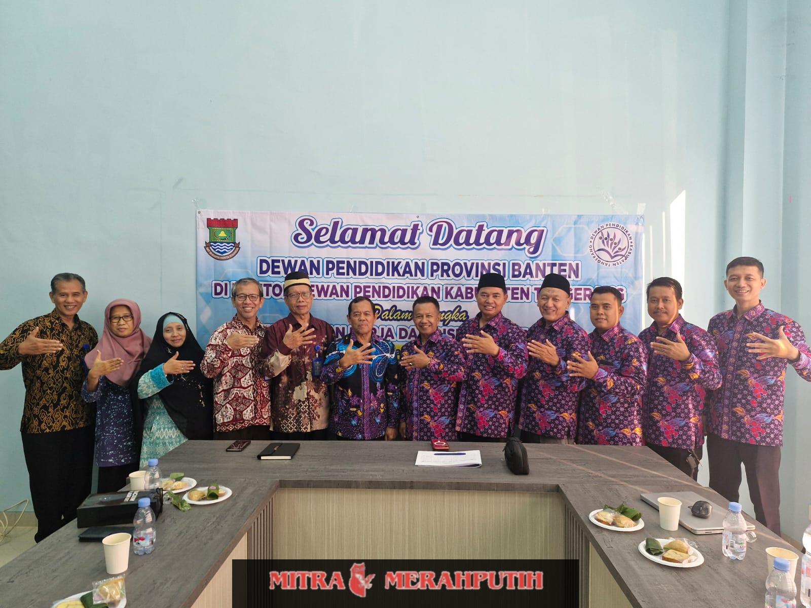 Dewan Pendidikan Kabupaten Tangerang Sambut Kunjungan Dewan Pendidikan Provinsi Banten, Perkuat Sinergi dan Gagas Program Strategis