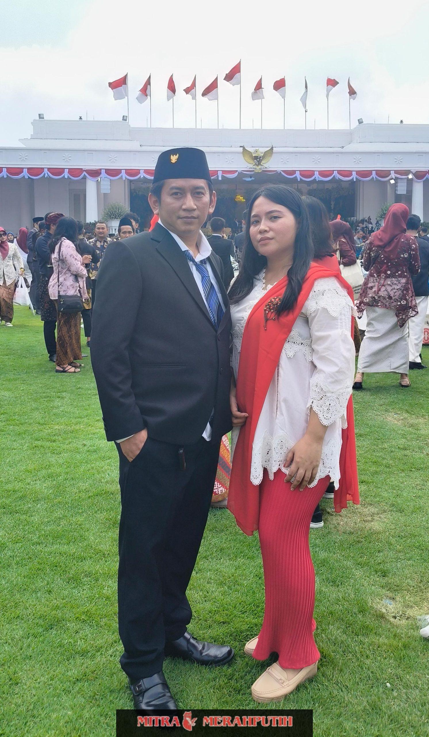 Ketua umum dewan pers Nusantara menghadiri undangan keistana untuk upacara HUT RI ke 80