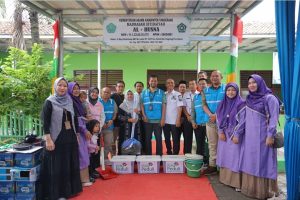 Rayakan Kemerdekaan RI Ke-80: UBP Lontar Resmikan Pembangunan Sekolah MI Al-Husna Desa Lontar