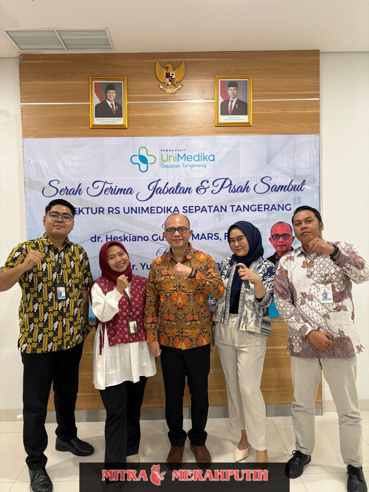 Tim Departement Business Development, Mengucapkan Terima Kasih Kepada dr. Heskiano Gultom, MARS untuk Dedikasinya