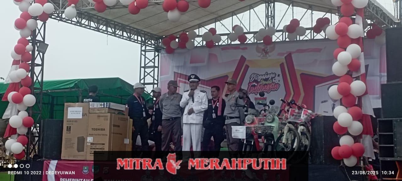 ‎PemDes Tanjakan Gelar Jalan Sehat, Dalam Rangka Memeriahkan HUT Ke-80 Republik Indonesia ‎‎‎