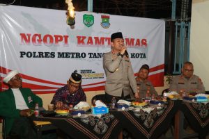 Ngopi Bersama Kapolres, Warga Pakuhaji Sampaikan Aspirasi Soal Miras dan Obat Terlarang