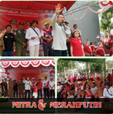 Kedekatan:H. Suyoto dan Drs. H. Moch. Maesyal Rasyid,    Bupati Tangerang Hadiri Acara Semarak HUT RI ke-80 di Perum Griya Asri Sukamanah