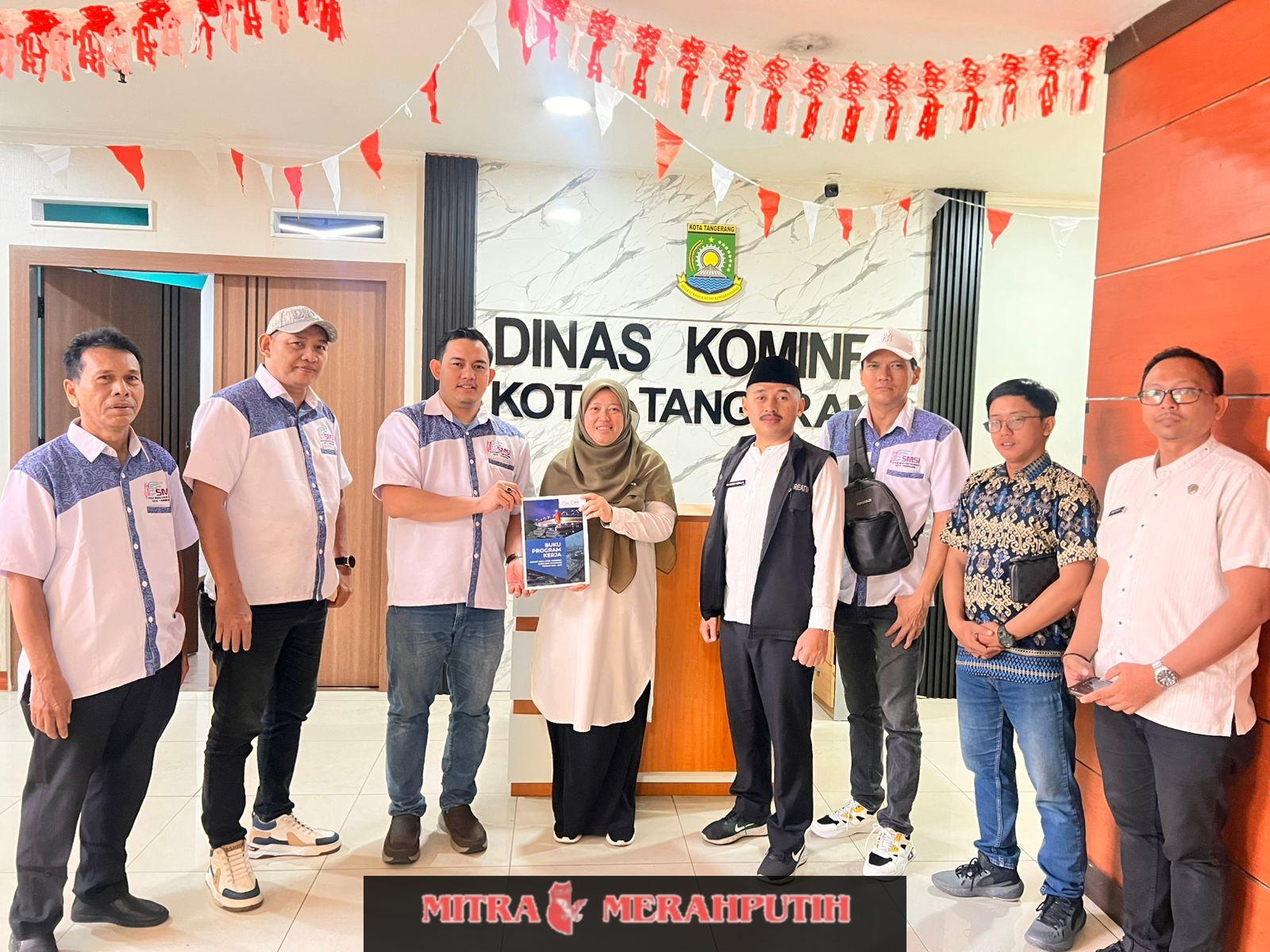 Perkuat Sinergi, SMSI Kota Tangerang Audiensi dengan Diskominfo