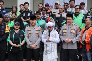 Polres Metro Tangerang Kota Gelar Do’a Kebangsaan Bersama Driver Ojek Online