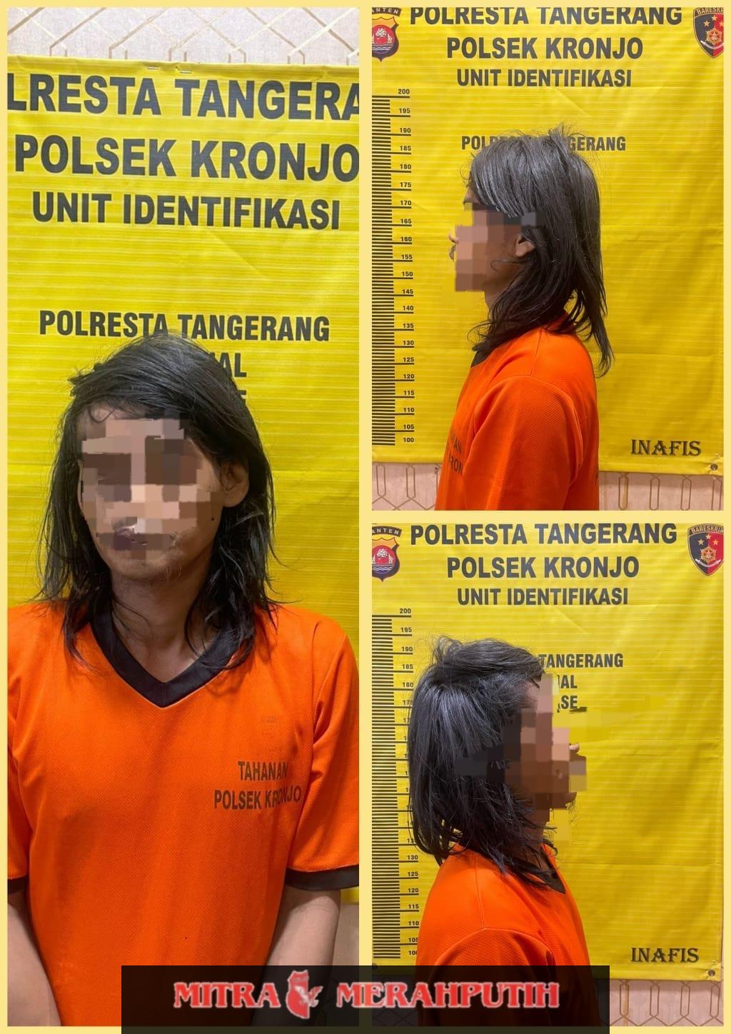 Polsek Kronjo Bekuk Pencuri 4 HP yang Masuk Rumah Warga Lewat Jendela