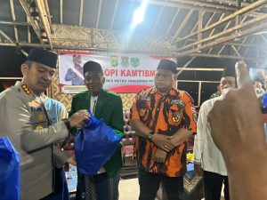 Kapolres Metro Tangerang Kota Gelar “Ngopi Kamtibmas” Jaga Kampung Bersama Warga Teluknaga