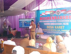 PemDes Karet Adakan Giat MusrenbangDes TA 2026 ini Kata Camat Sepatan PemDes Karet Adakan Giat MusrenbangDes TA 2026 ini Kata Camat Sepatan