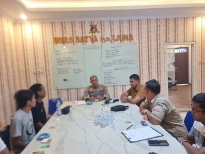 Polsek Cikupa Polresta Tangerang Kumpulkan Perusahaan DC, Ingatkan Tidak Lakukan Penarikan di Jalan, Ada Sanksi Pidana