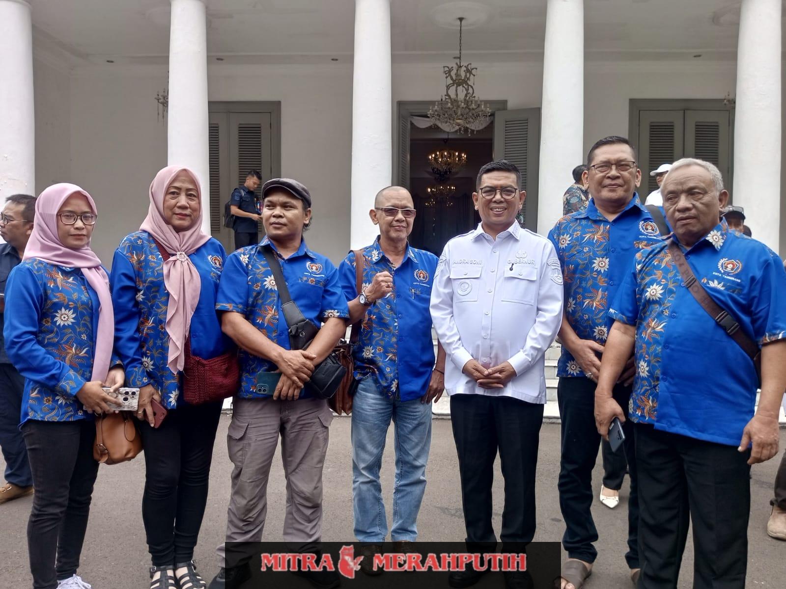 PWI Kota Tangerang Dampingi Pengurus PWI Pusat dan PWI Banten Bertemu Gubrnur Banten