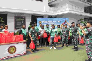 Pusinformar TNI Selenggarakan Bakti Sosial Dalam Rangka Memperingati HUT TNI Ke-80