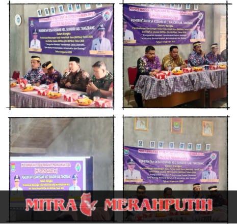 PemDes Kosambi Gelar MusrenbangDes Tahun Anggaran 2026