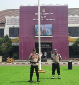 Masuki Musim Penghujan, Polsek Mauk Polresta Tangerang dan Forkopimcam Gelar Apel Kesiapsiagaan Bencana Masuki Musim Penghujan, Polsek Mauk Polresta Tangerang dan Forkopimcam Gelar Apel Kesiapsiagaan Bencana
