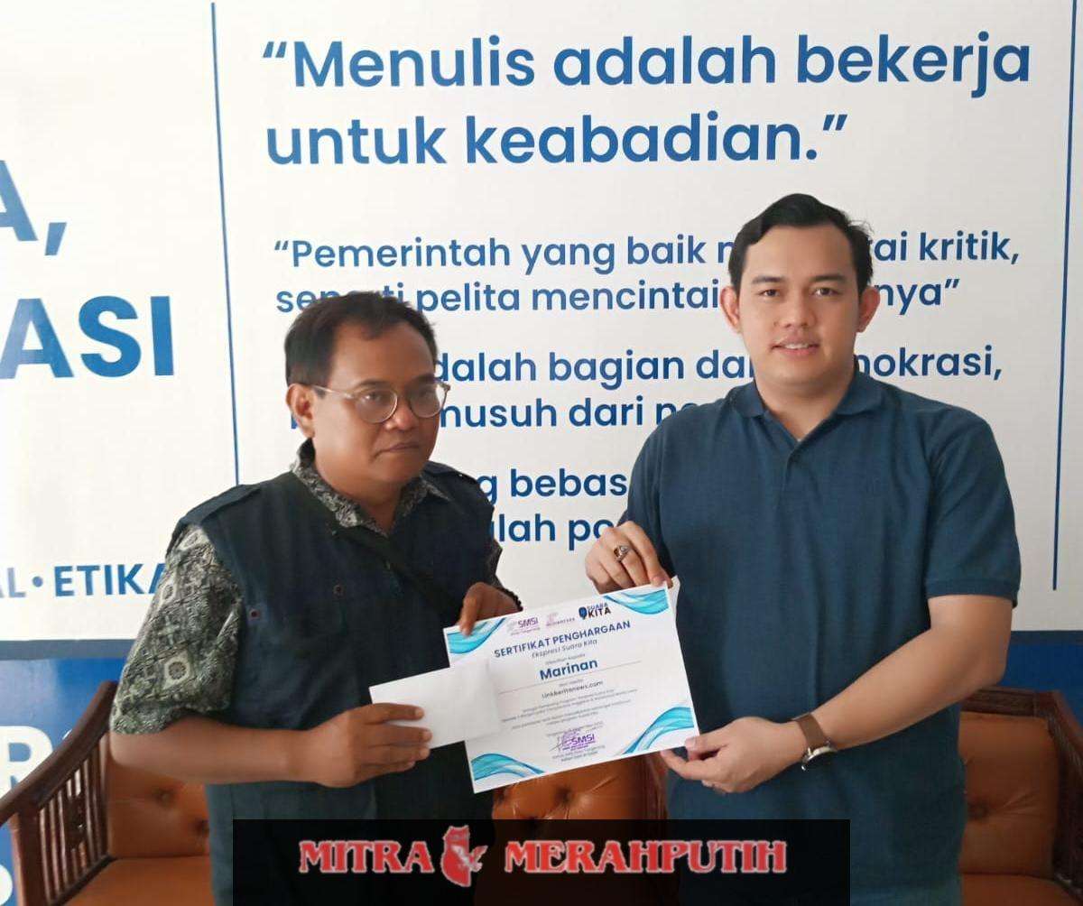 Marinan Raih Penghargaan Penulis Terbaik di Program “Ekspresi Suara Kita” Episode 2