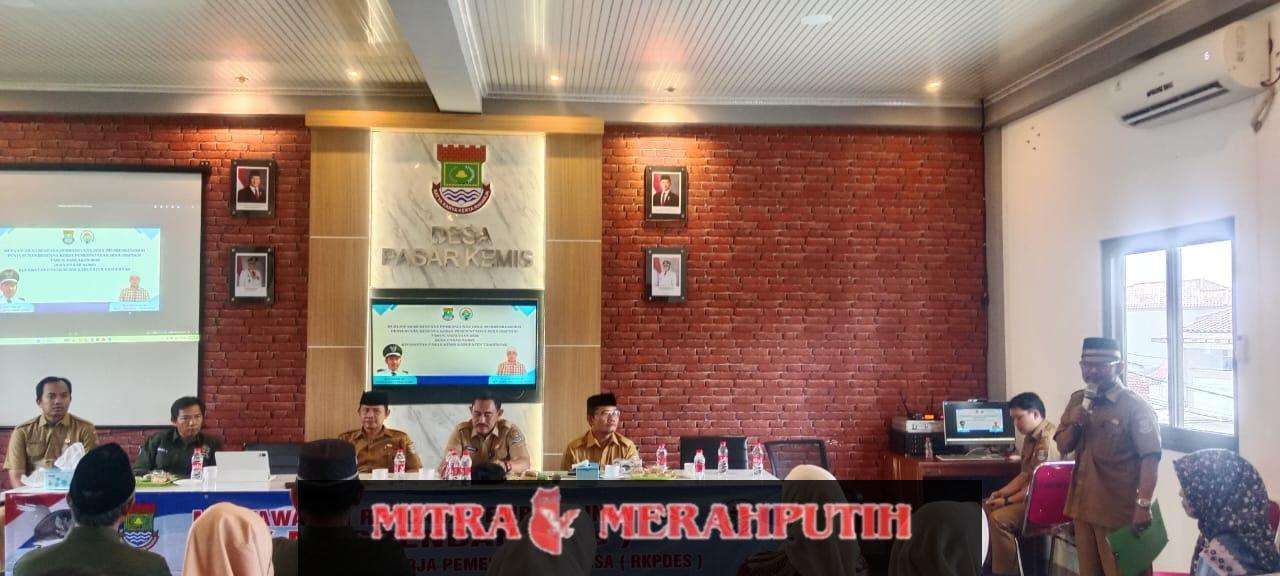 PemDes Pasar Kemis Gelar Musrenbang Desa Tahun Anggaran 2026