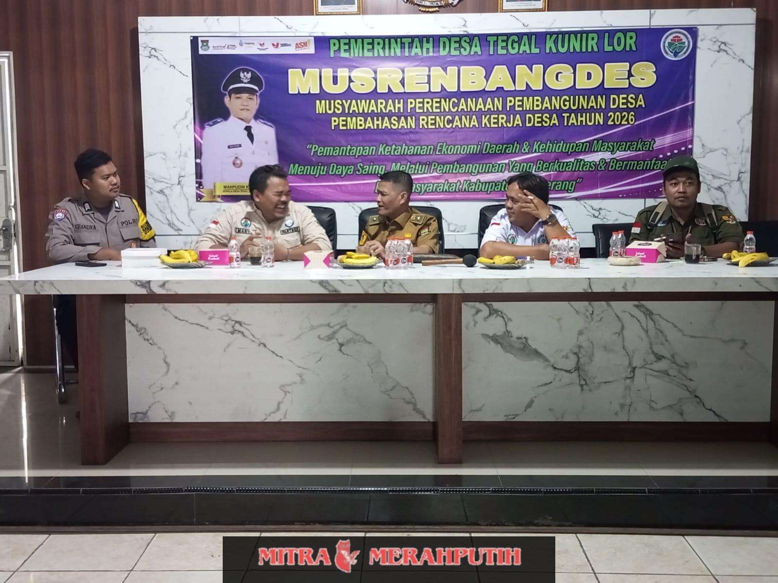 Peningkatan SDM dan Pencegahan Stunting Jadi Pokok Pembahasan MusrenbangDes 2026 Desa Tegal Kunir Lor